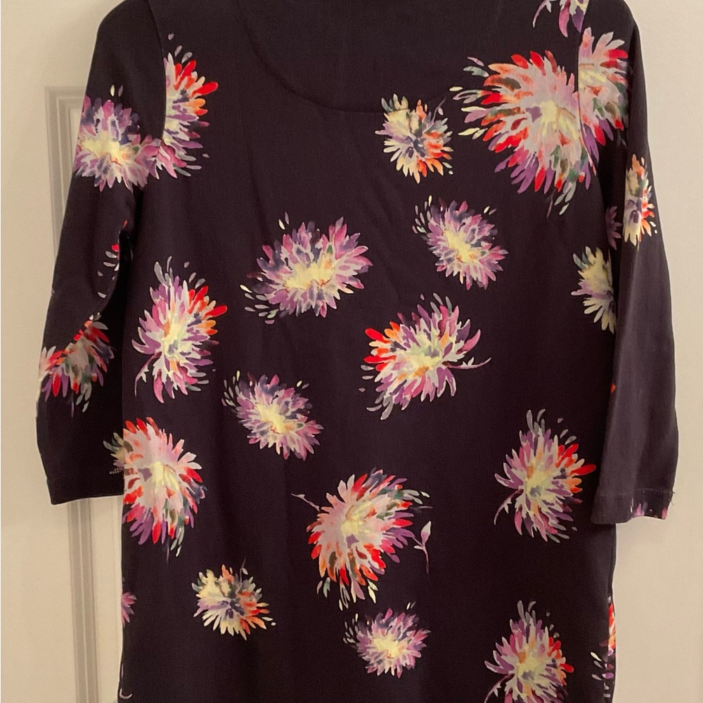 Lands End Printed Boatneck Tunic - NWT - Size XS Petite - Mums - Picture 9 of 10